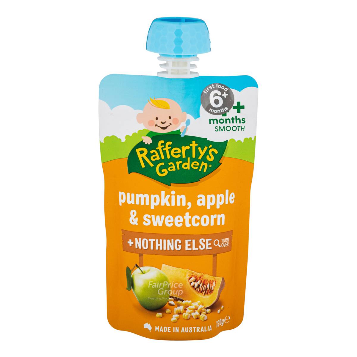 Rafferty's Garden Baby Food - Pumpkin- Apple & Sweetcorn | NTUC FairPrice