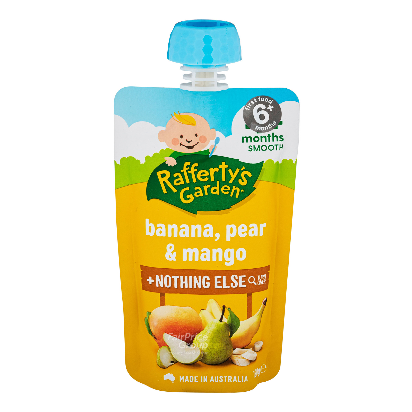 Rafferty's Garden Baby Food Banana Pear & Mango NTUC FairPrice