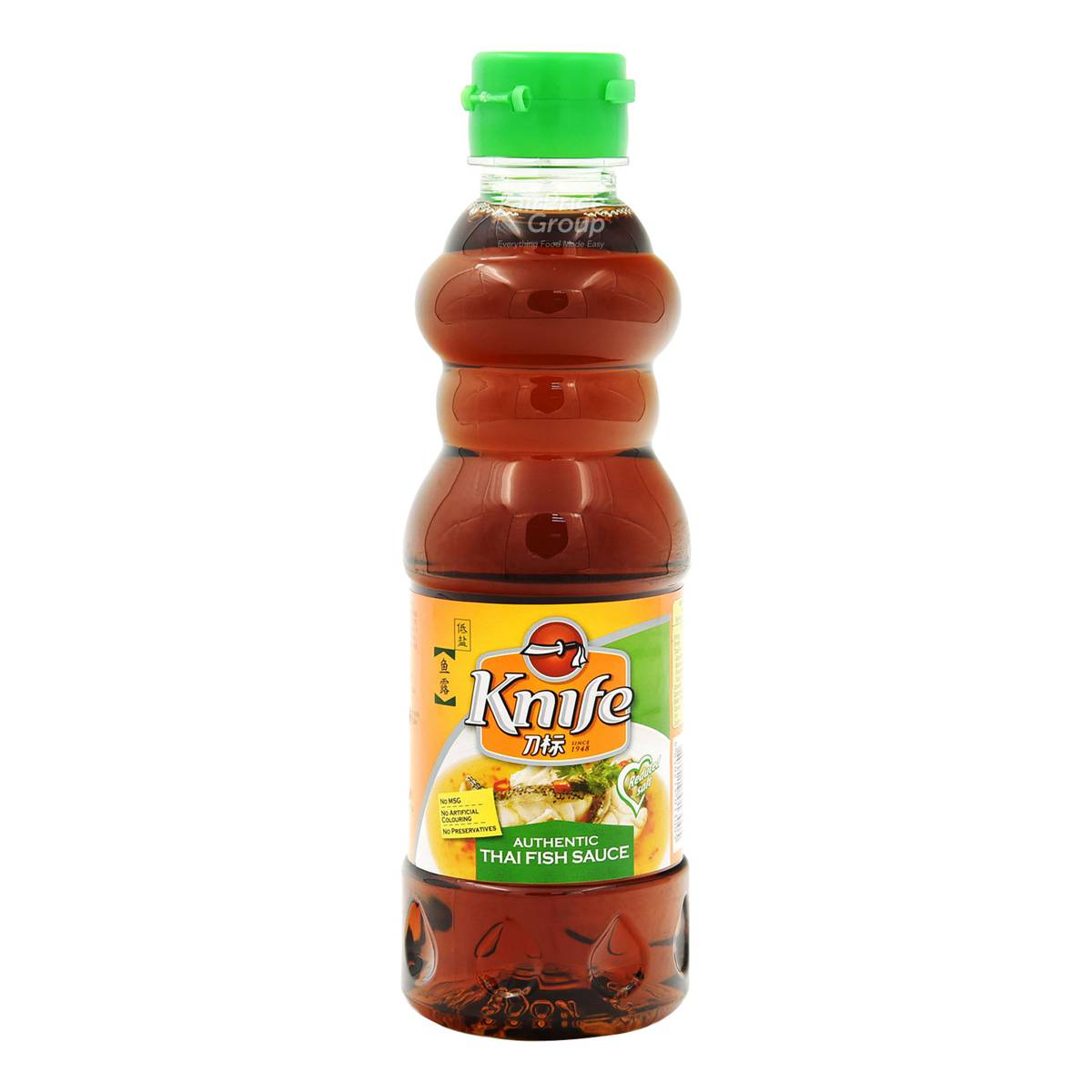 Knife Brand Thai Fish Sauce Reduced Salt NTUC FairPrice