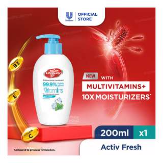 Lifebuoy Antibacterial Hand Wash - Activ Fresh (Menthol) Lifebuoy Antibacterial Hand Wash - Activ Fresh (Menthol)