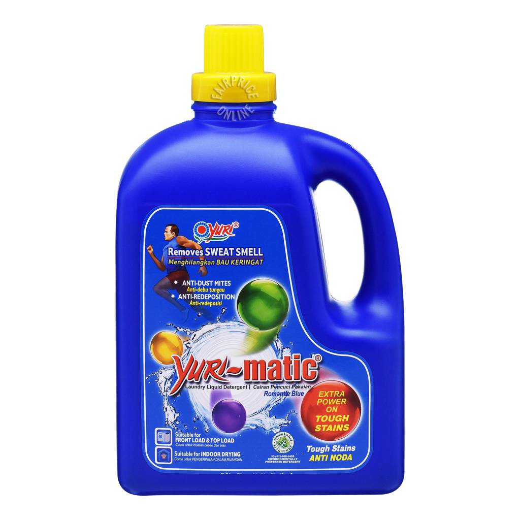 Yurimatic Laundry Liquid Detergent Romantic Blue NTUC FairPrice