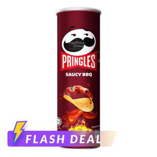 Image 90: Pringles Potato Crisps - Saucy BBQ