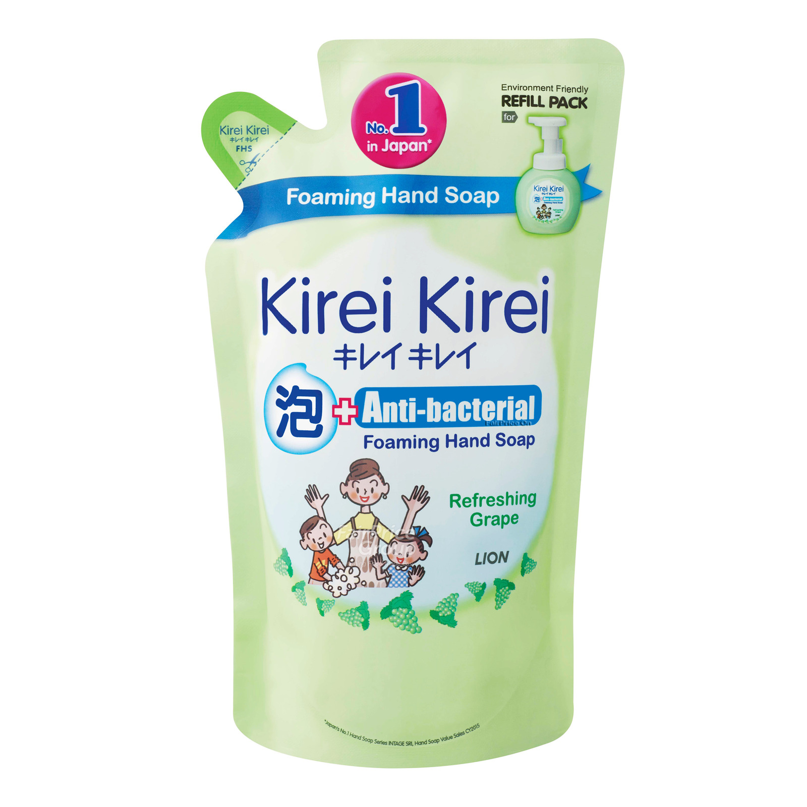 Kirei Kirei Anti-bacterial Hand Soap Refill - Refreshing Grape