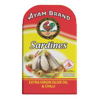 Ayam Brand Sardines - Extra Virgin Olive Oil & Chili