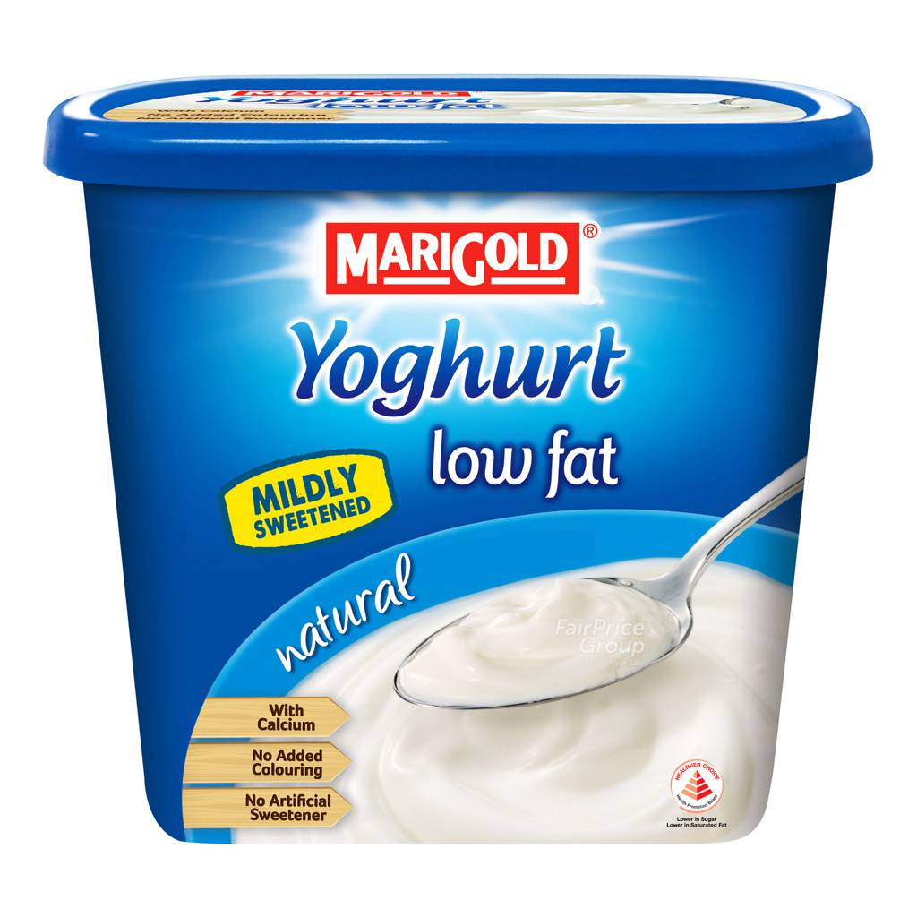 Marigold Low Fat Yoghurt Natural NTUC FairPrice