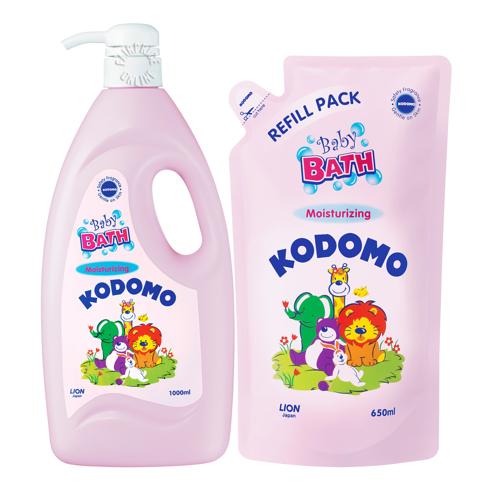 Kodomo Baby Bath with Refill Moisturizing NTUC FairPrice