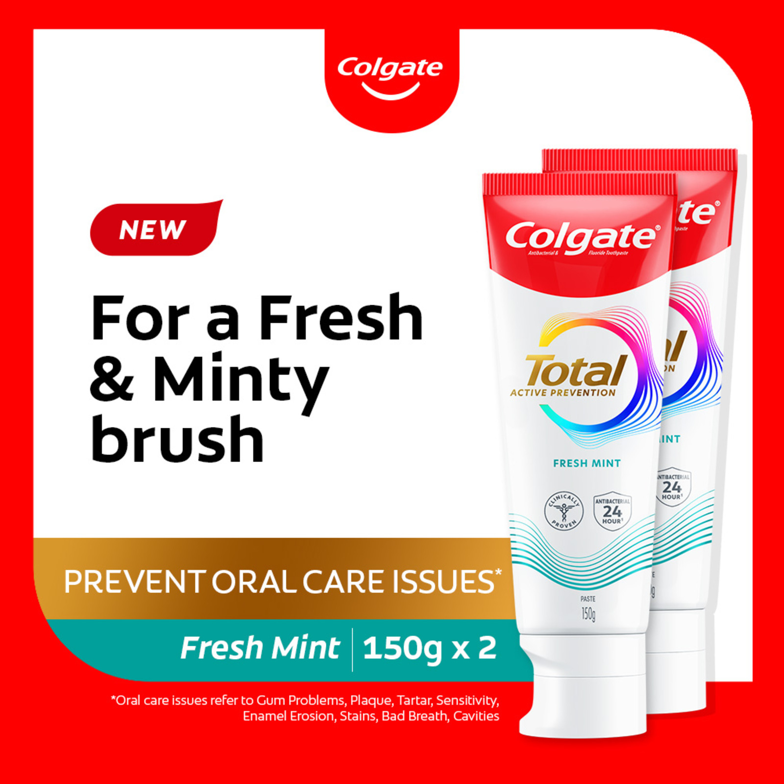 Colgate Total Toothpaste - Fresh Mint