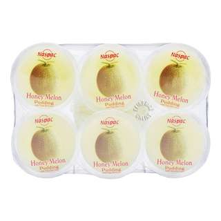Naspac Pudding with Nata De Coco Cup - Honey Melon Naspac Pudding with Nata De Coco Cup - Honey Melon