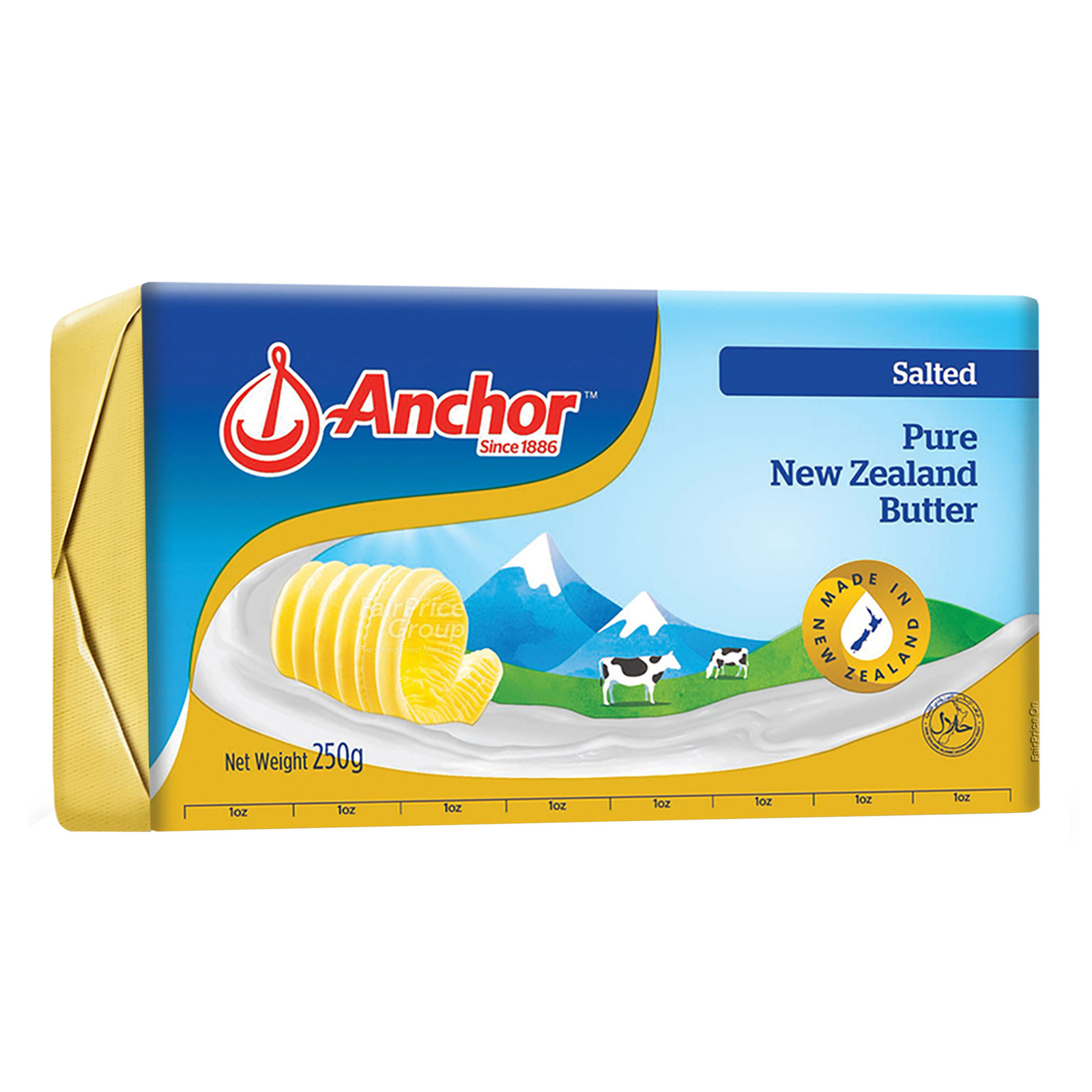 Anchor Pure New Zealand Block Butter - Salted