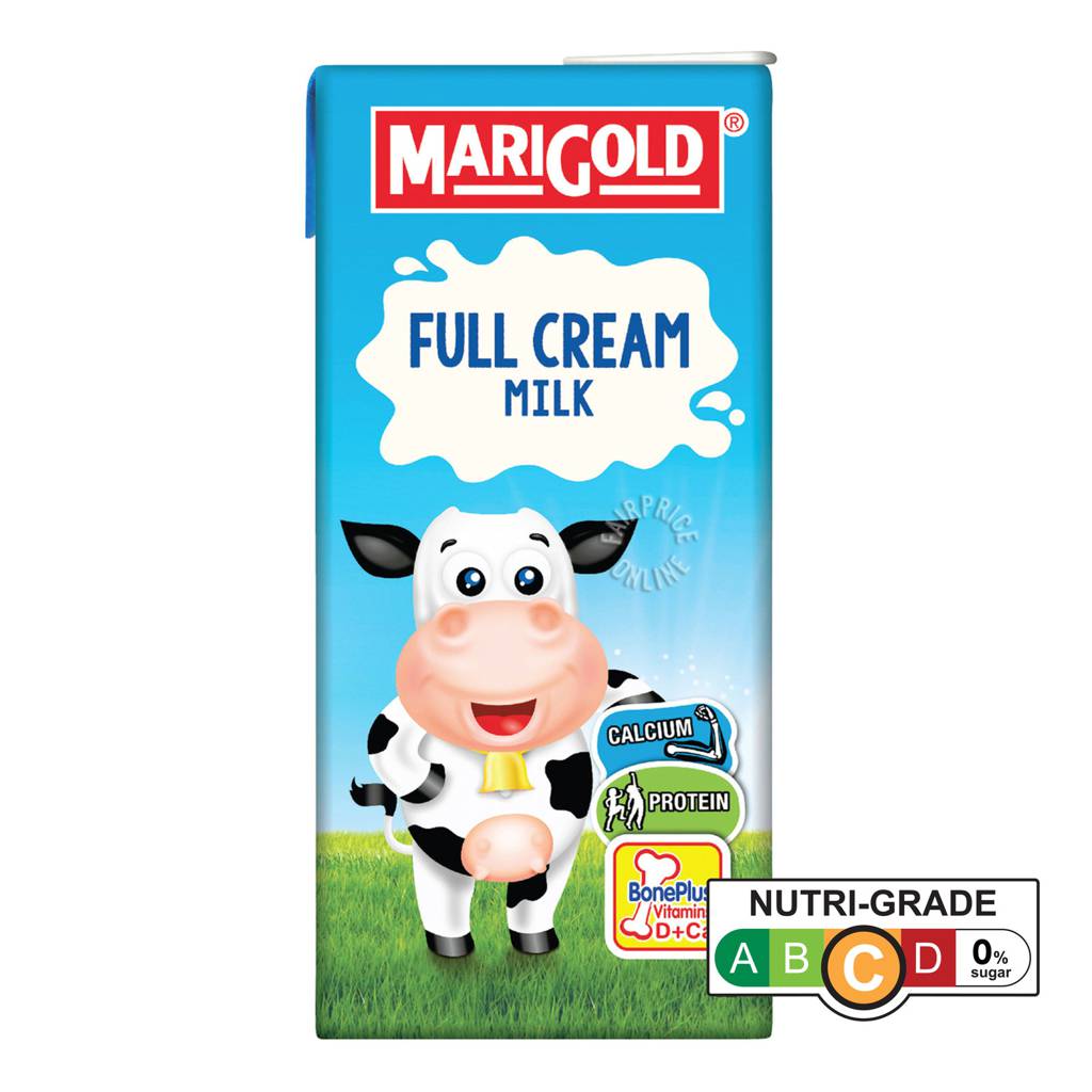 Marigold UHT Packet Milk Full Cream NTUC FairPrice