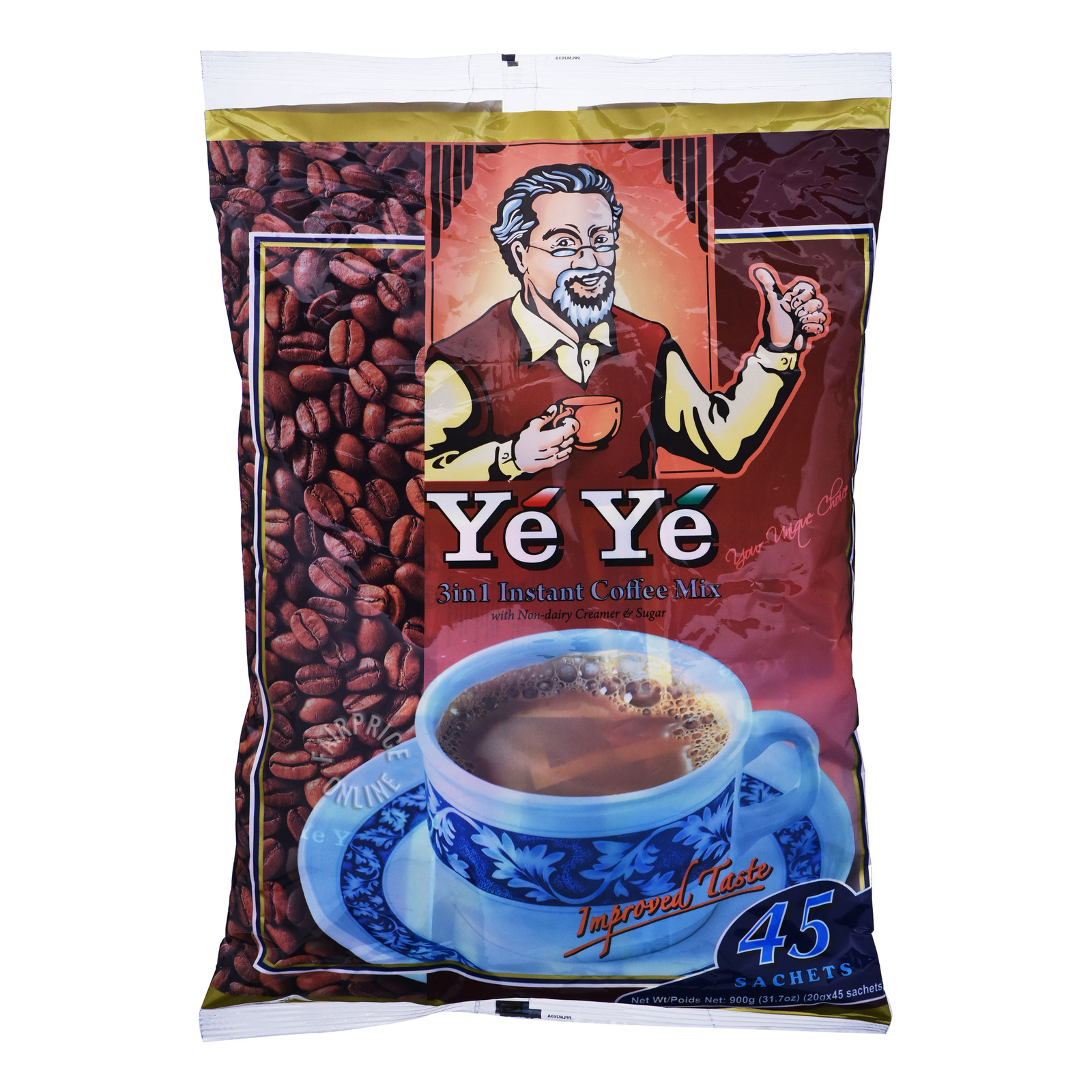 Ye Ye 3 in 1 Instant Coffee Mix Regular NTUC FairPrice
