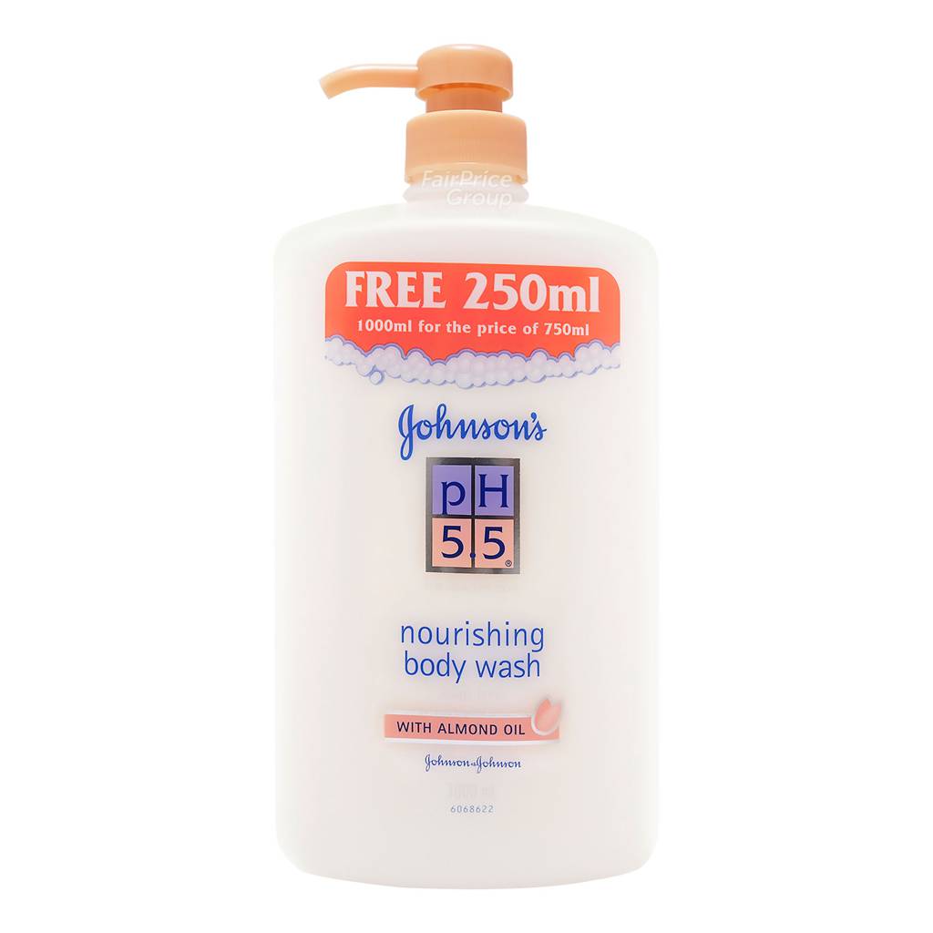 Johnson's PH5.5 Body Wash Almond Oil NTUC FairPrice