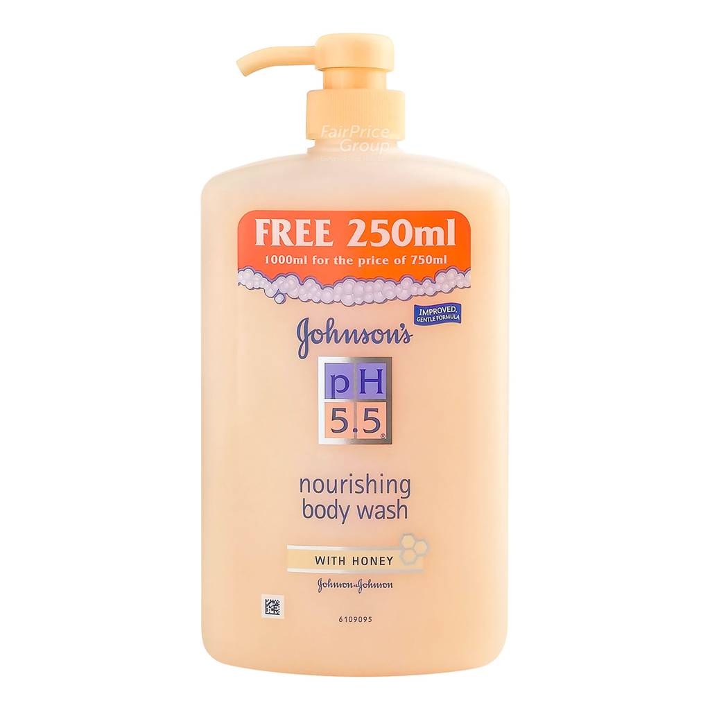 Johnson's PH5.5 Body Wash Honey NTUC FairPrice