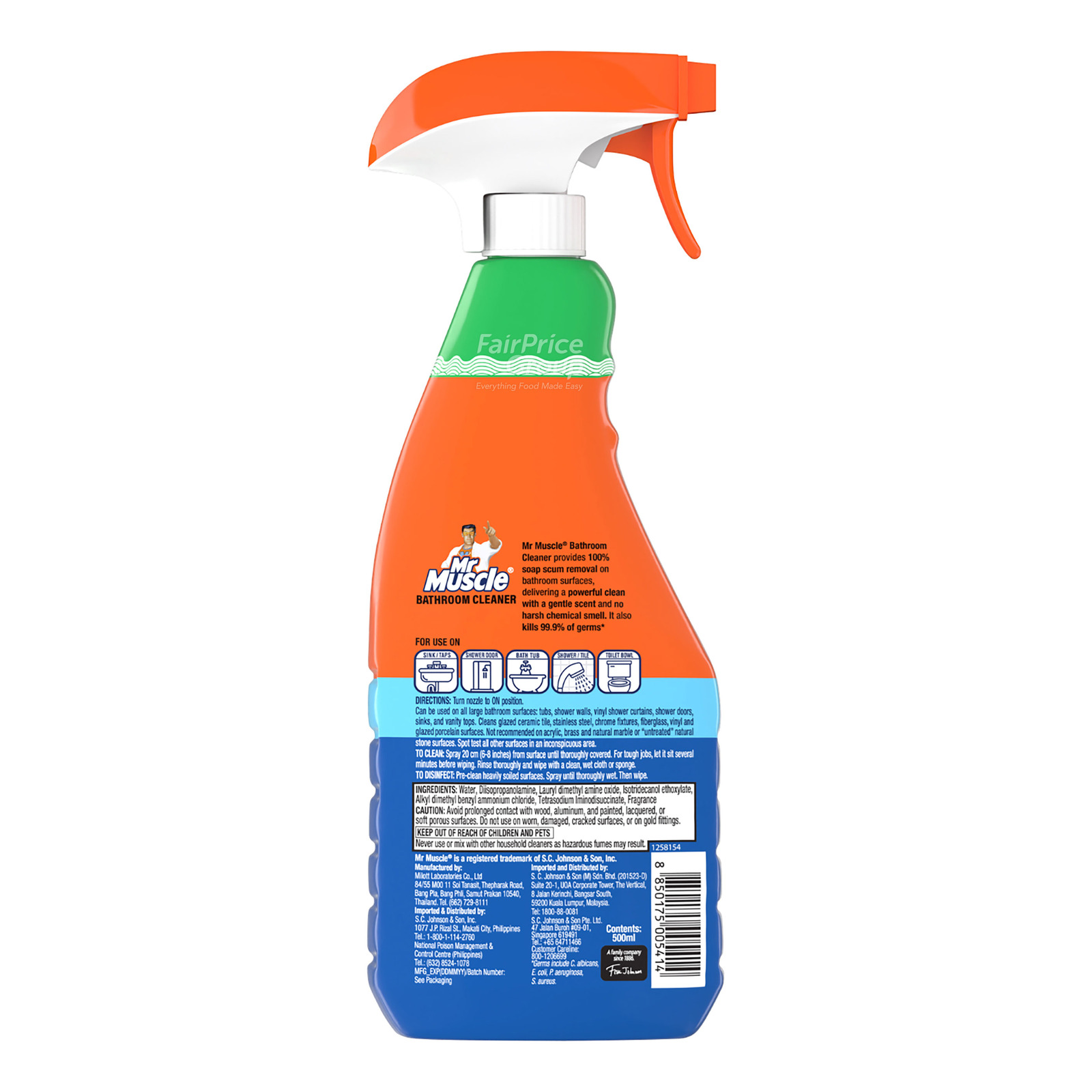 Mr Muscle 5 in 1 Total Bath | NTUC FairPrice
