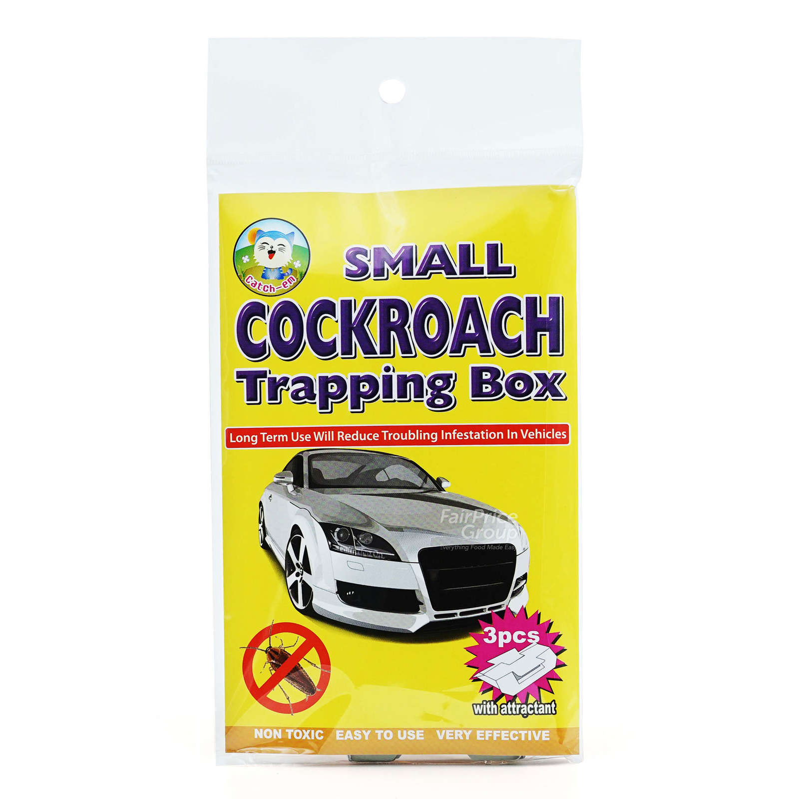 Little Cockroach Box Catch-Em Small Cockroach Trapping Box | NTUC FairPrice