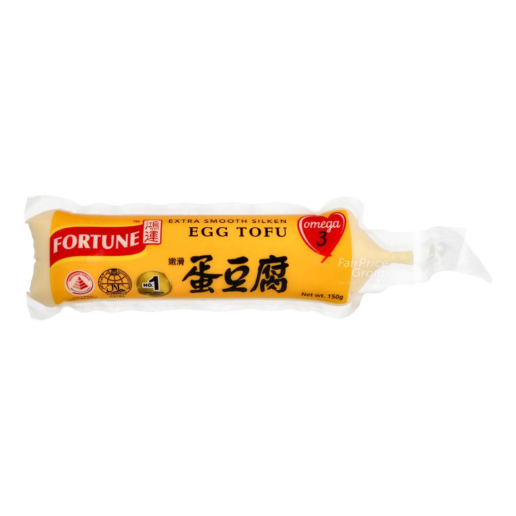 Fortune Silken Egg Tofu Extra Smooth with Omega 3 (Tube) NTUC FairPrice