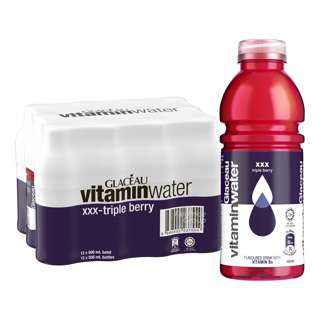 Glaceau XXX Vitamin Bottle Water - Triple Berry
