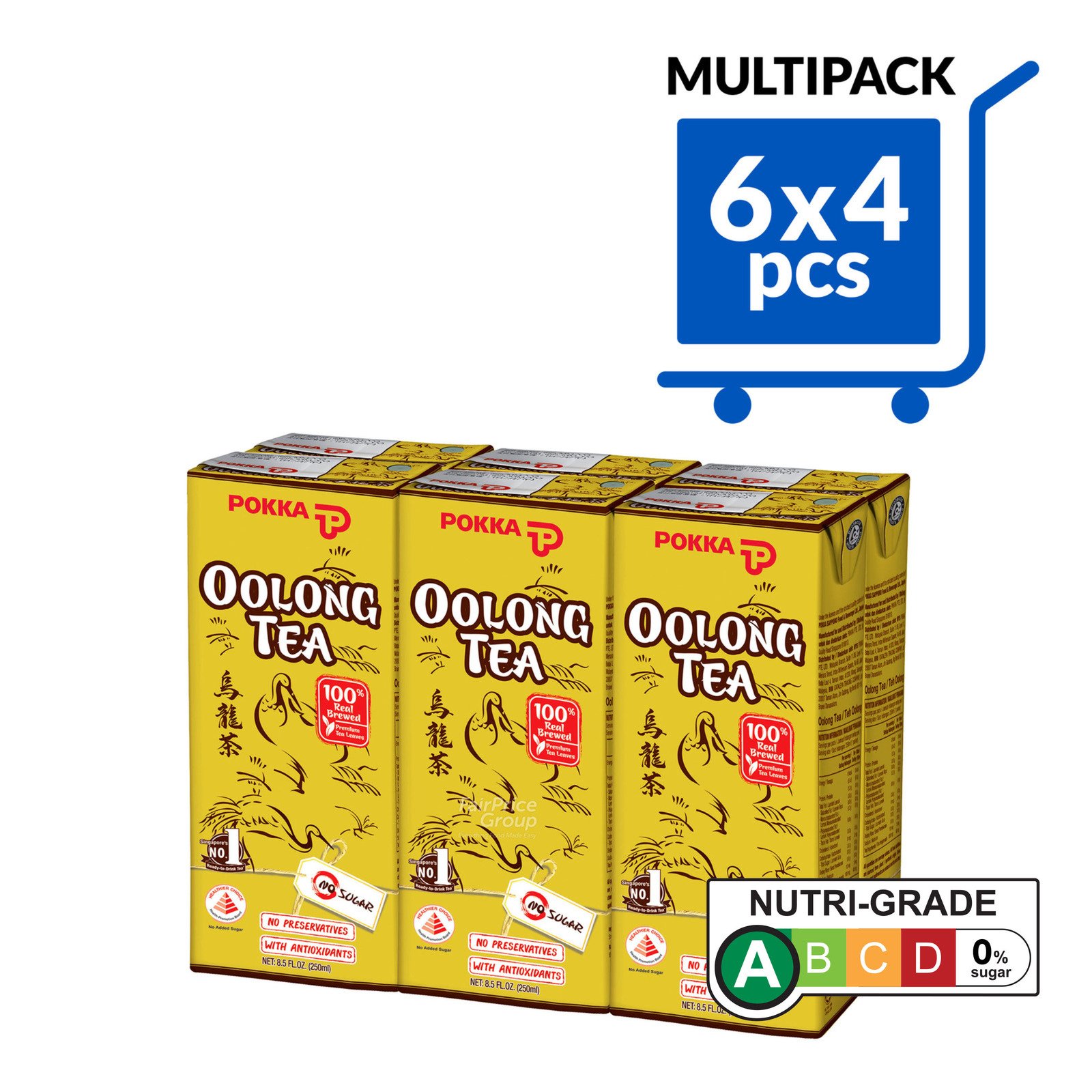 Pokka Packet Drink Oolong Tea (No Sugar Added) NTUC FairPrice