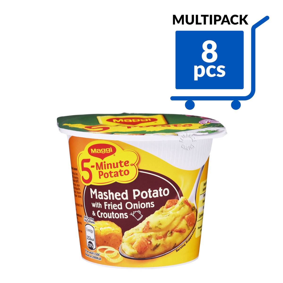 Maggi 5Minute Instant Mashed Potato Fried Onions & Croutons NTUC FairPrice