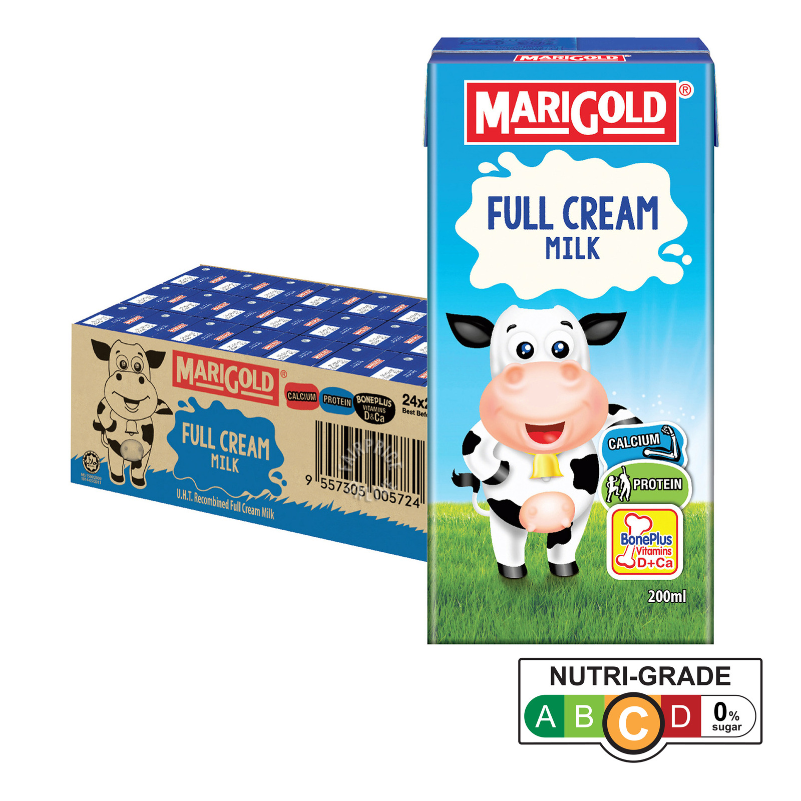 Marigold UHT Packet Milk Full Cream NTUC FairPrice