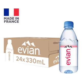 Evian Natural Mineral Bottle Water