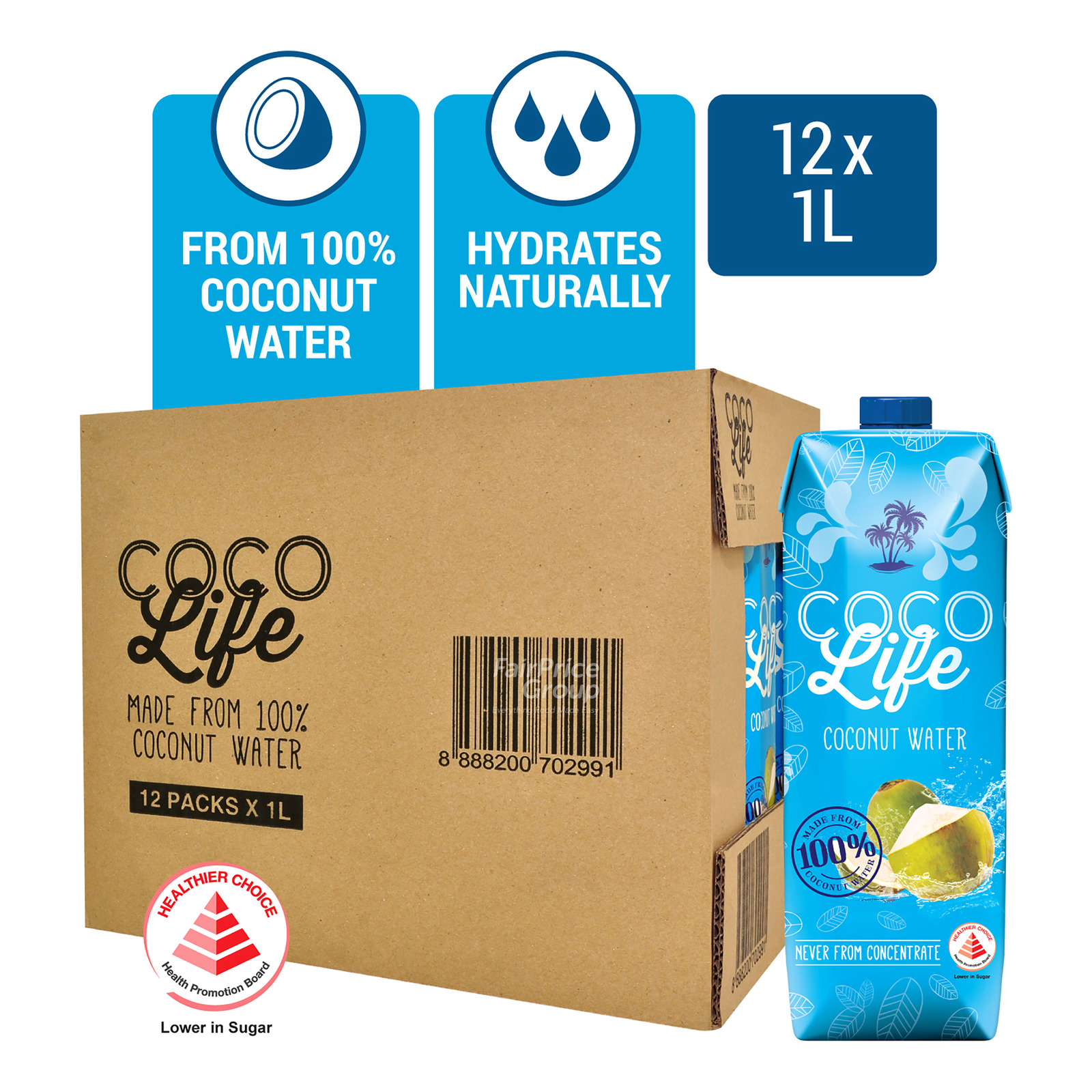 Coco Life Coconut Packet Water | NTUC FairPrice