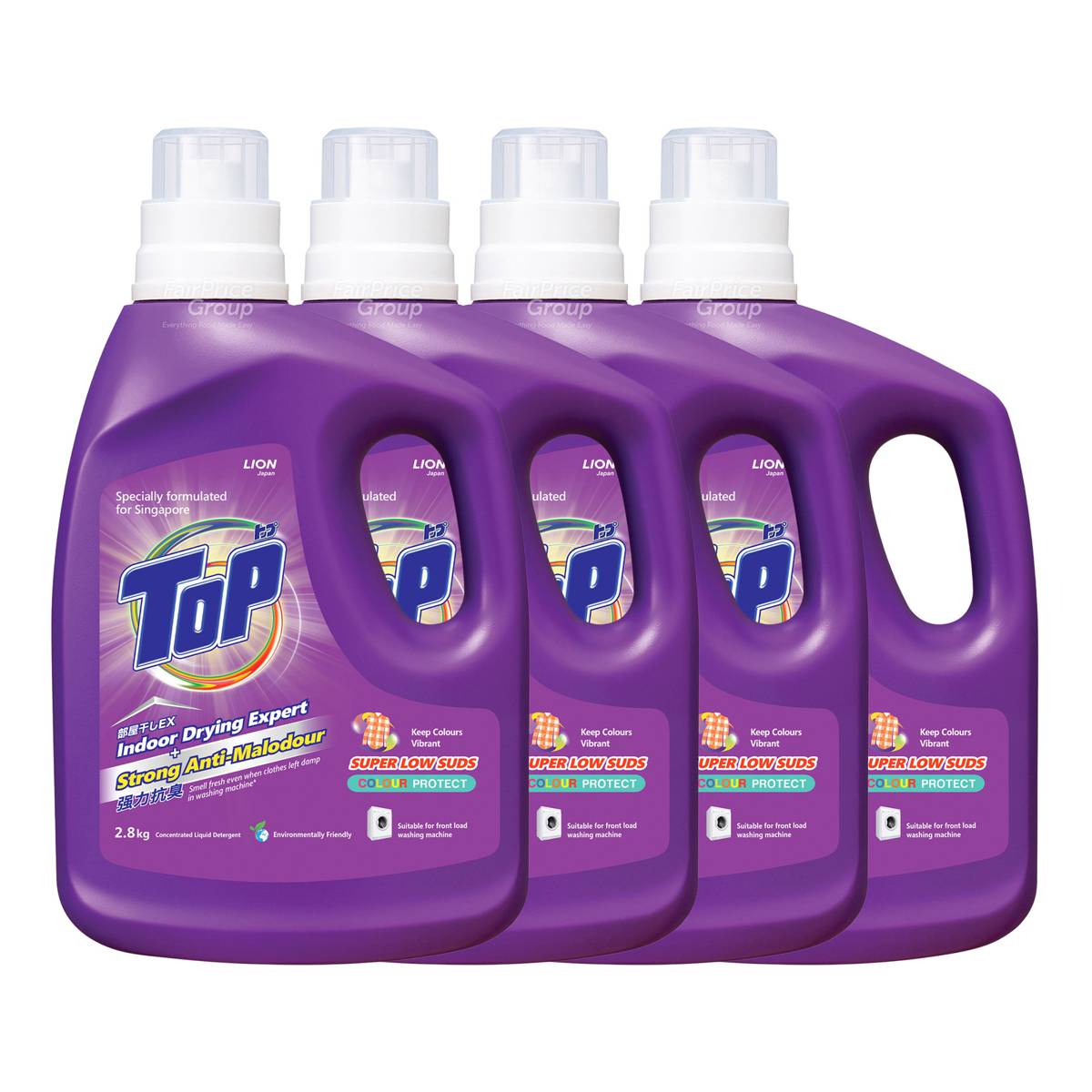 Top Concentrated Liquid Detergent Super Low Suds NTUC FairPrice
