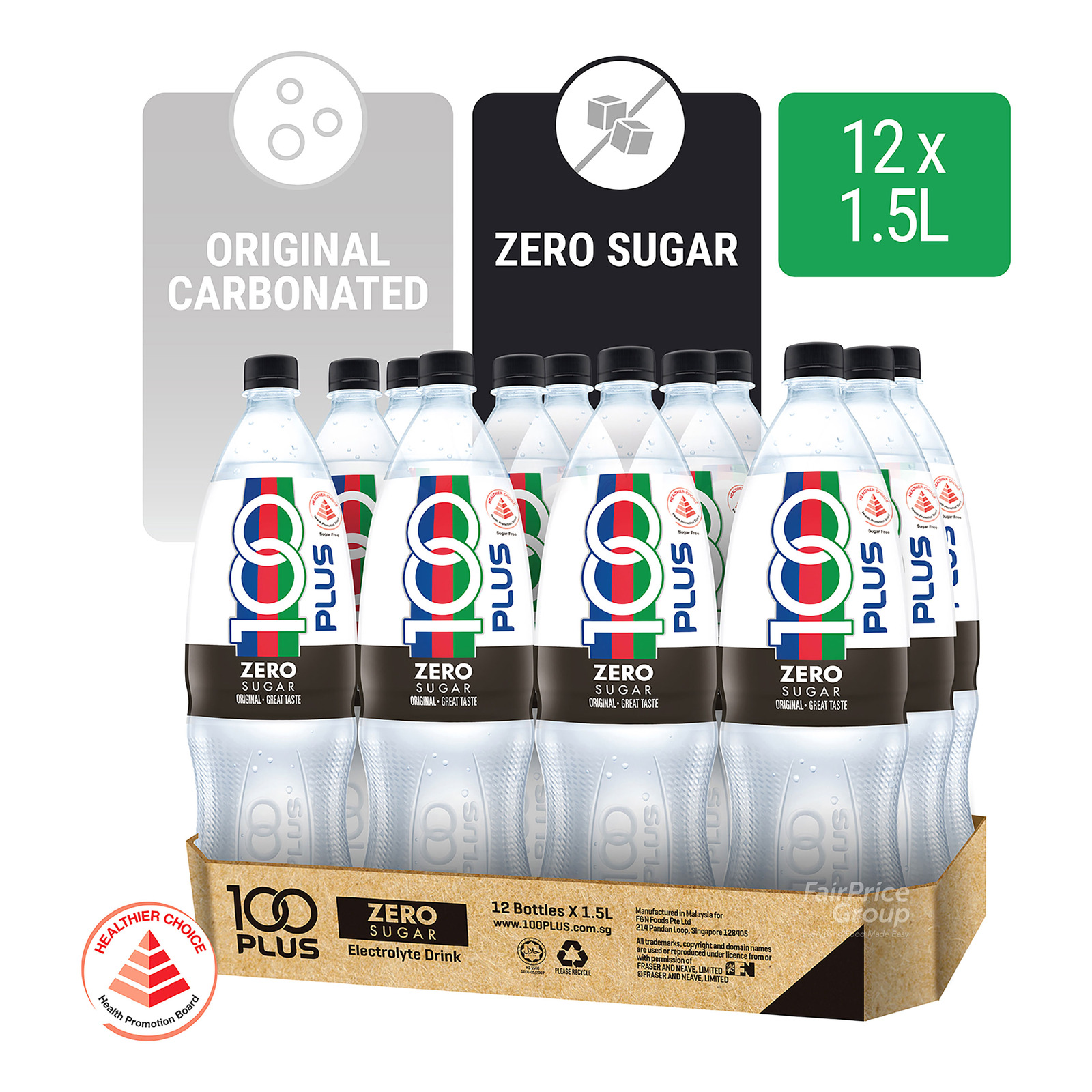 100 Plus Isotonic Bottle Drink - Zero