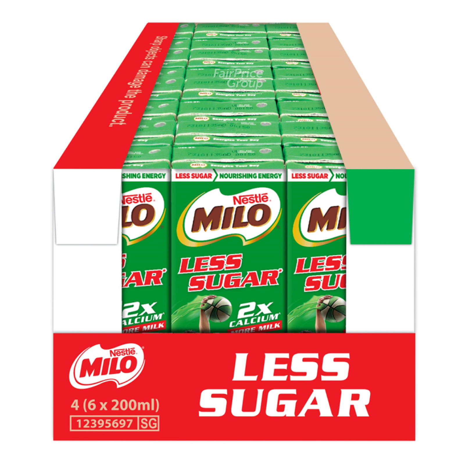 Milo Chocolate Malt UHT Packet Drink - Less Sugar