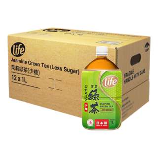 Life Jasmine Green Tea Bottle Drink - Less Sugar