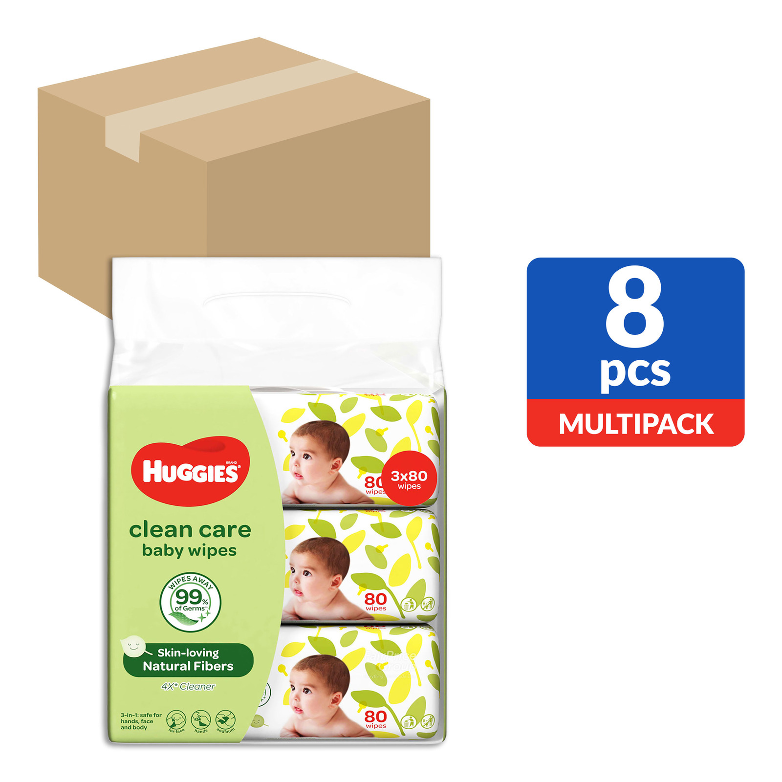 Huggies Baby Wet Wipes - Clean Care
