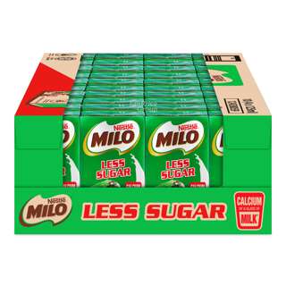 Milo Chocolate Malt Milk UHT Packet Drink - Less Sugar