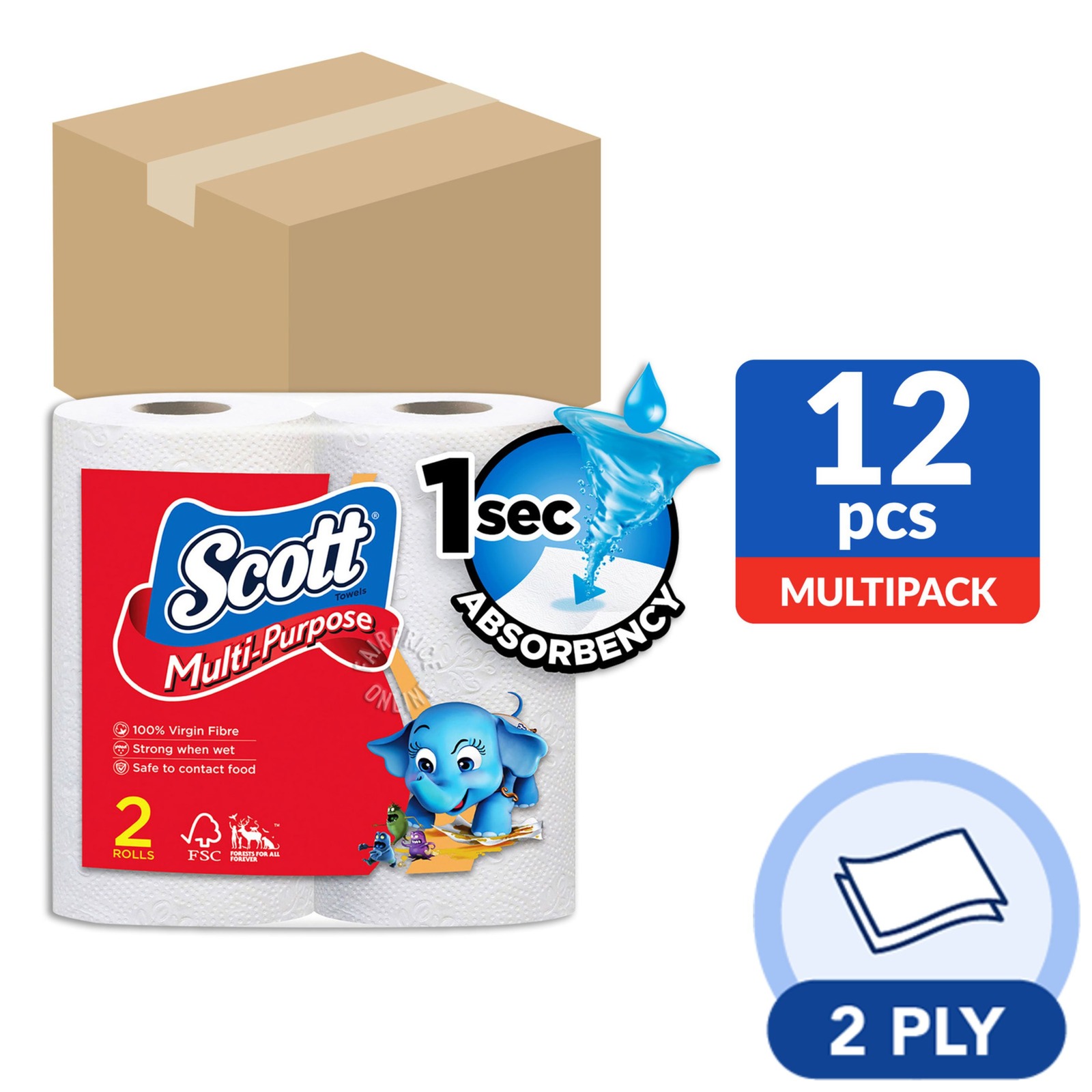 Scott Kitchen Towel Rolls NTUC FairPrice
