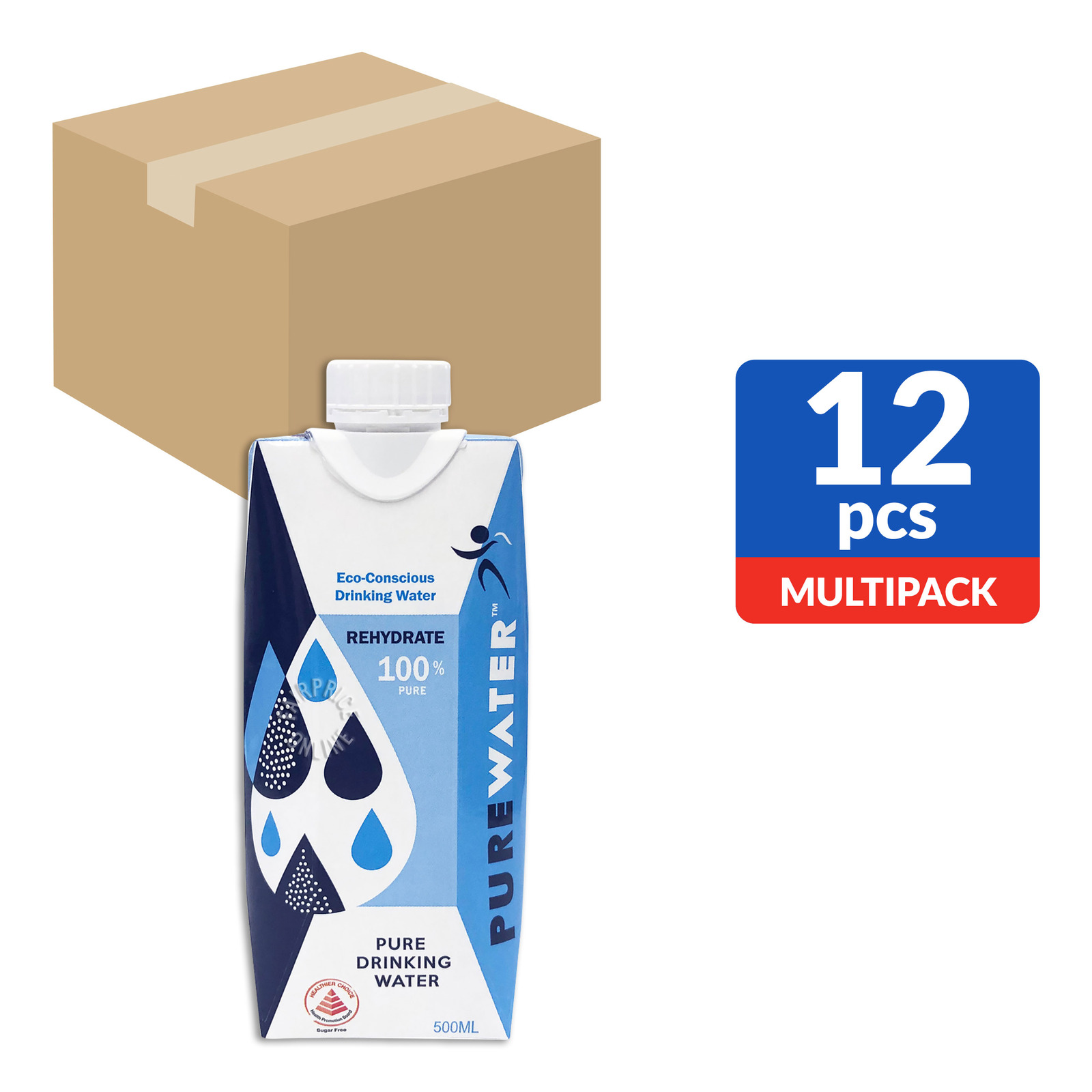Pure Water Pure Drinking Box Water