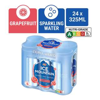 F & N Ice Mountain Sparkling Can Water - Grapefruit