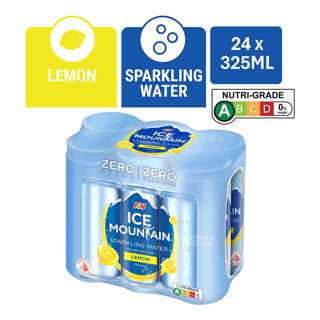 F & N Ice Mountain Sparkling Can Water - Lemon F & N Ice Mountain Sparkling Can Water - Lemon
