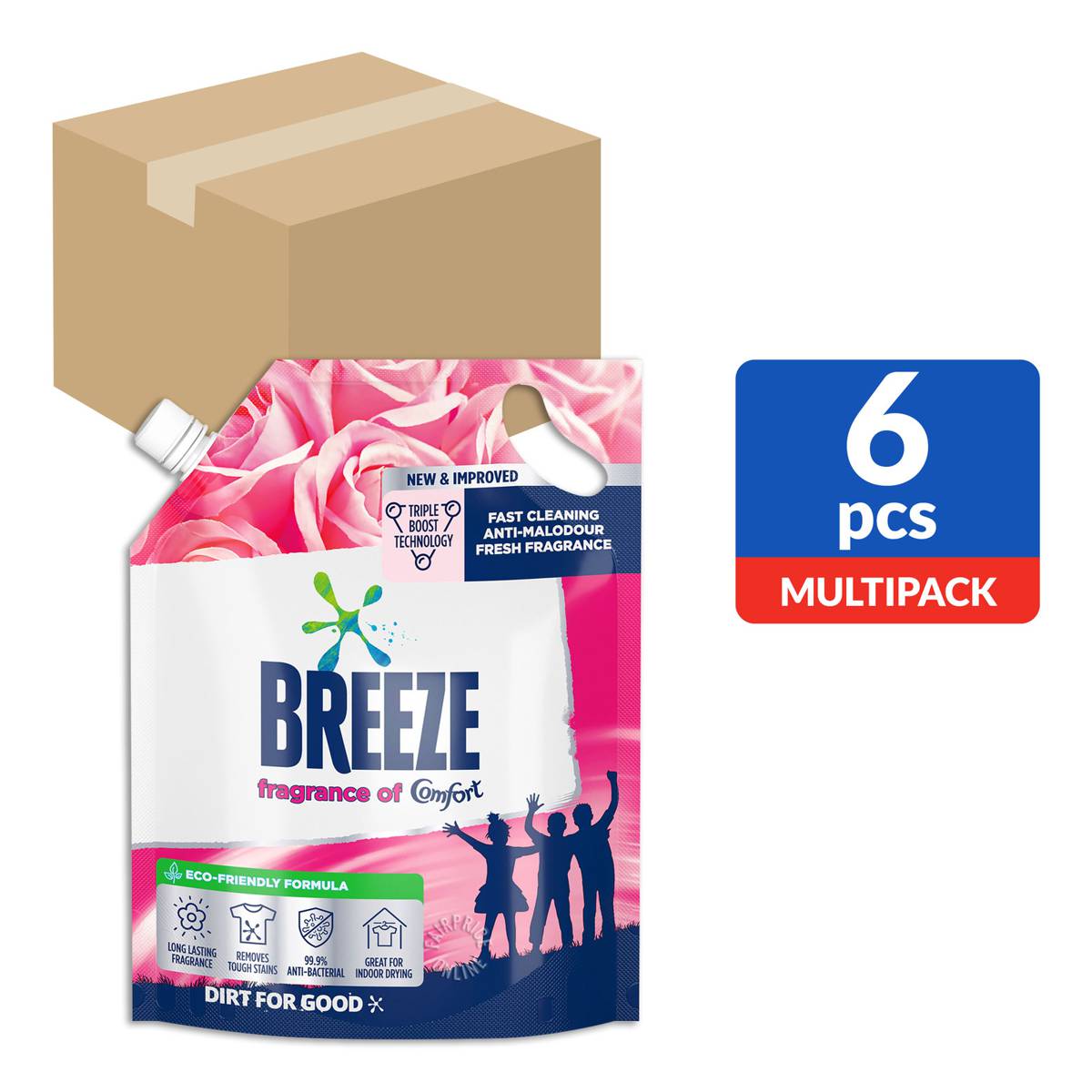 Breeze Liquid Detergent Refill Comfort NTUC FairPrice