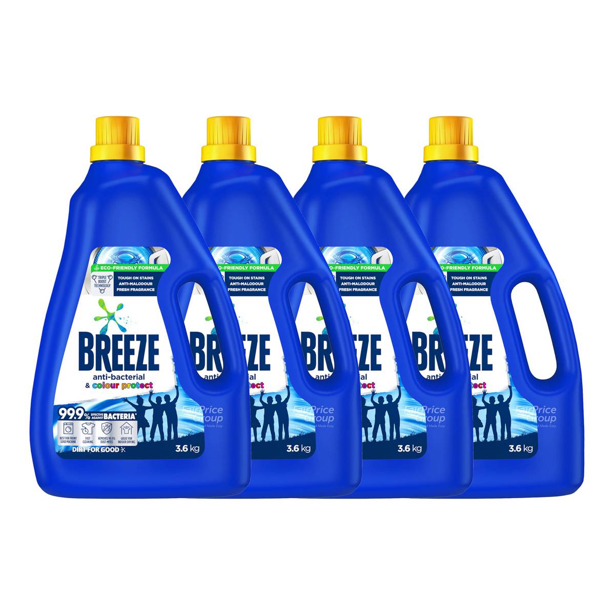 Breeze Liquid Detergent AntiBacterial&ColourProtect NTUC FairPrice