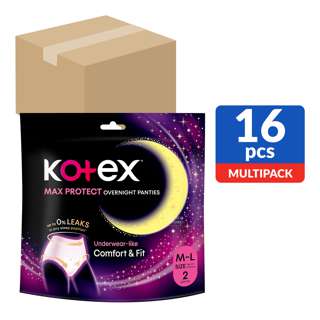 Kotex Overnight Panties - M - L 