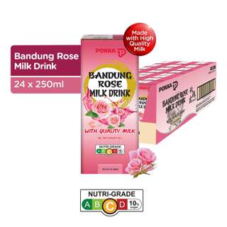 Pokka Bandung Rose Milk Drink Pokka Bandung Rose Milk Drink