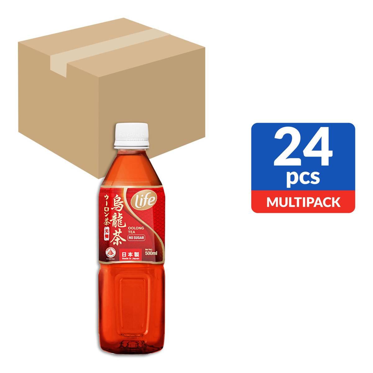 Life Oolong Tea Bottle Drink No Sugar NTUC FairPrice