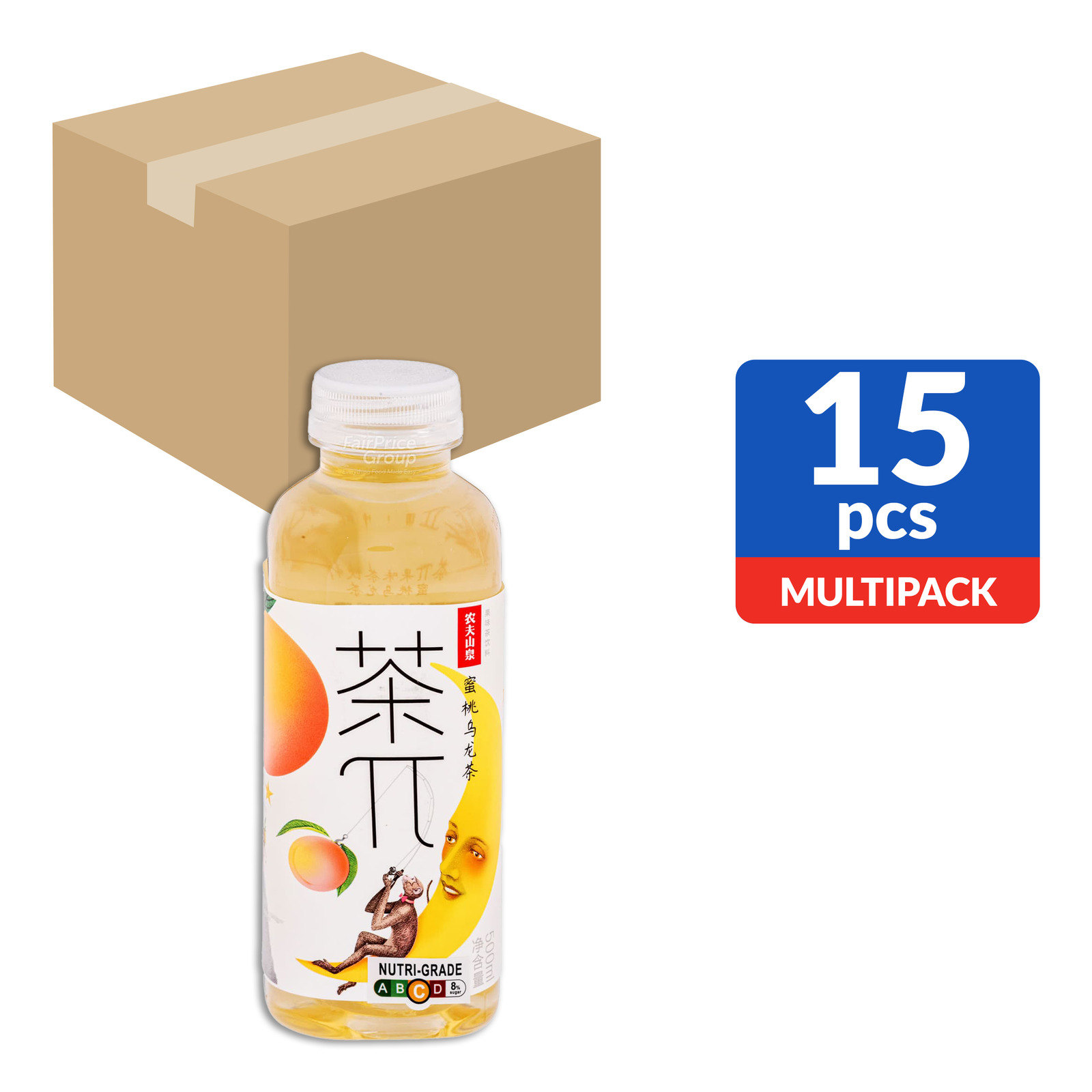 Cha Pai Fruit Tea Bottle Drink - Peach Oolong
