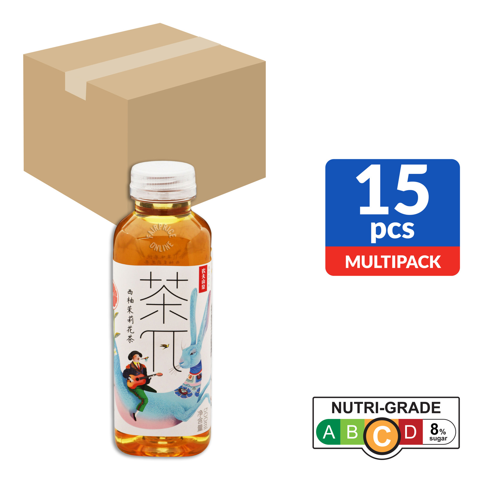 Cha Pai Fruit Tea Bottle Drink - Grapefruit Jasmine | NTUC FairPrice