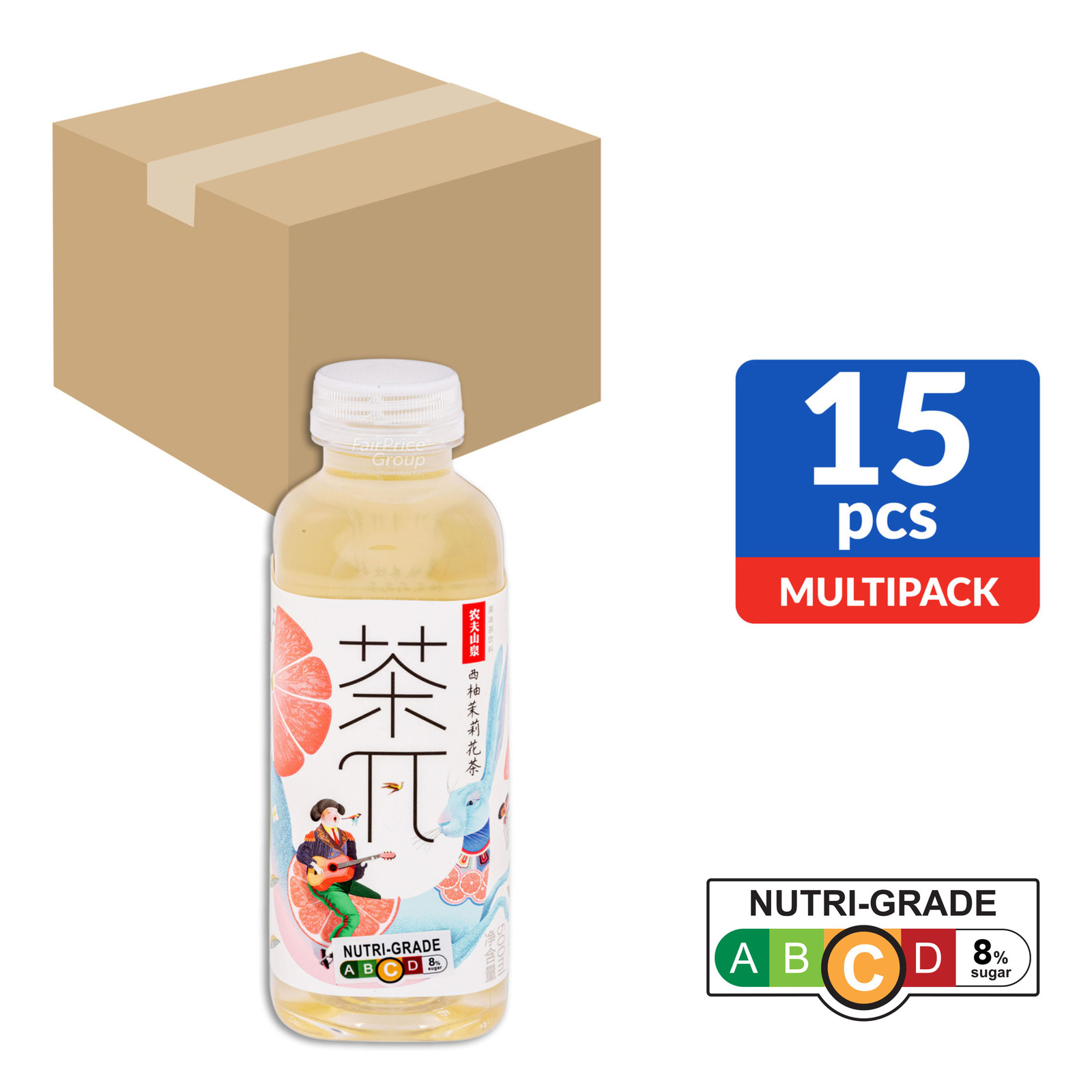 Cha Pai Fruit Tea Bottle Drink - Grapefruit Jasmine