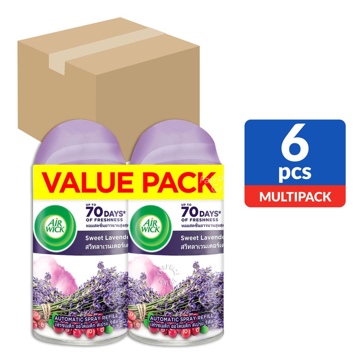 Air Wick Life Scents Auto Spray Refill Sweet Lavender Days NTUC