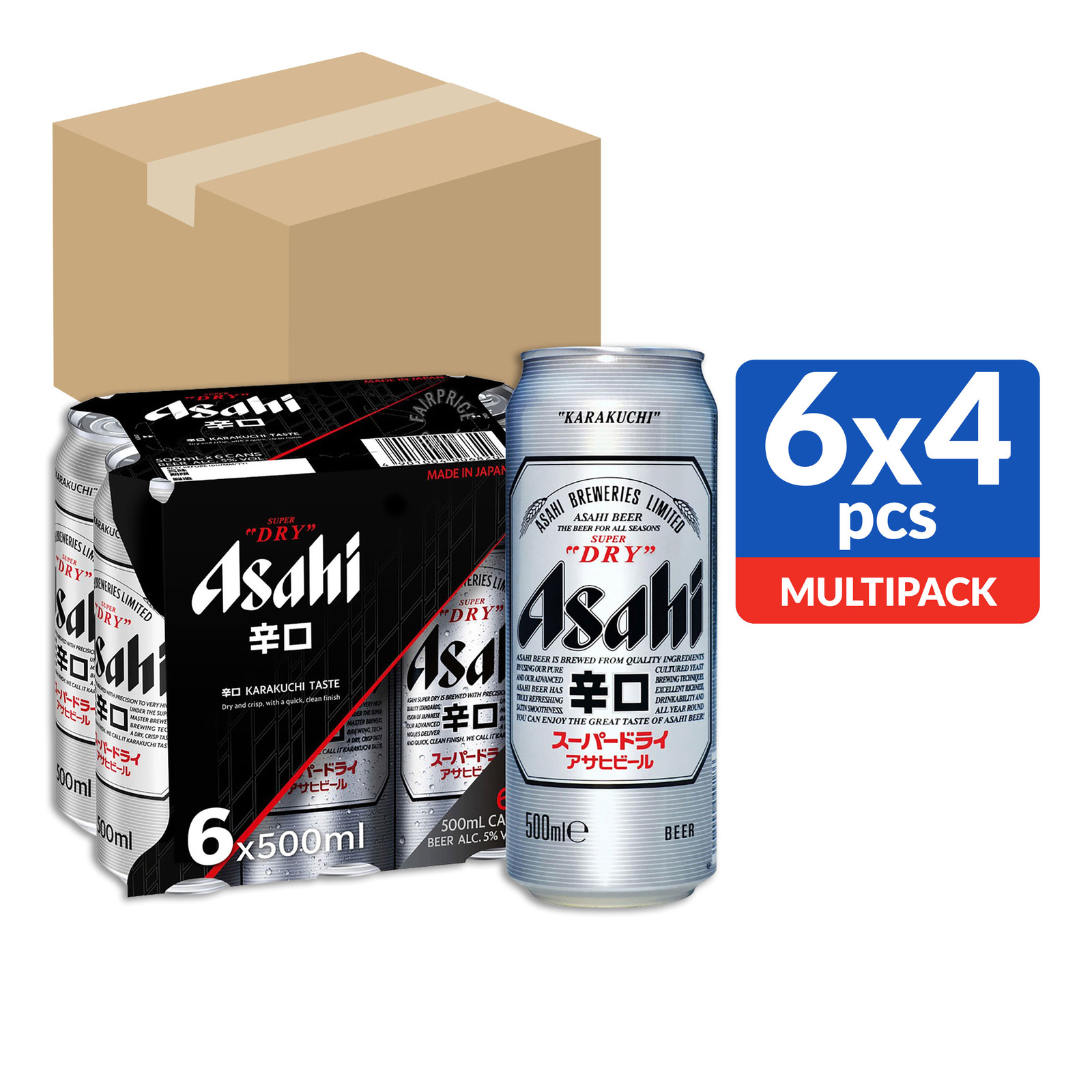 Asahi Can Beer Super Dry Draft NTUC FairPrice