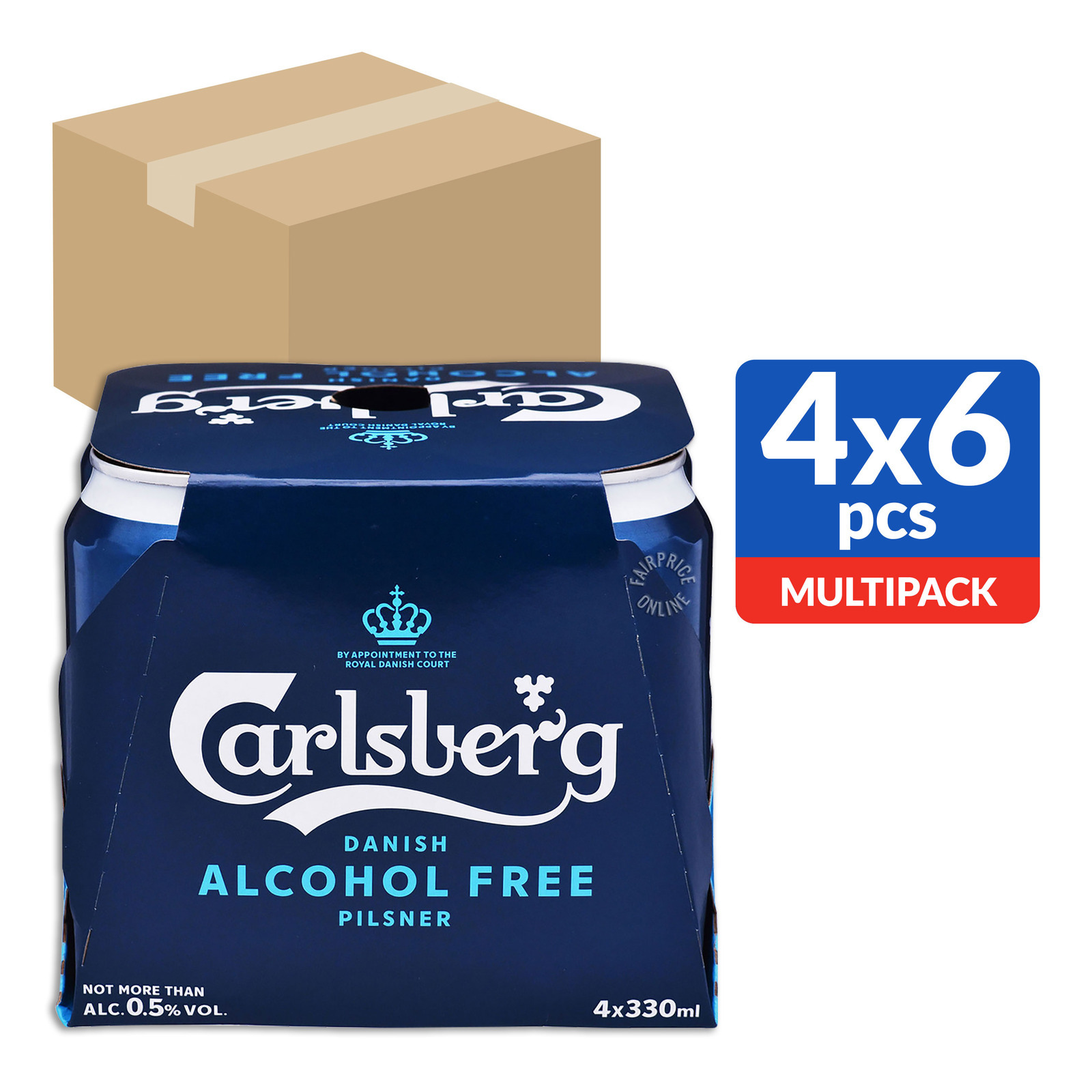 Carlsberg Danish Can Beer - Pilsner (Alcohol Free)