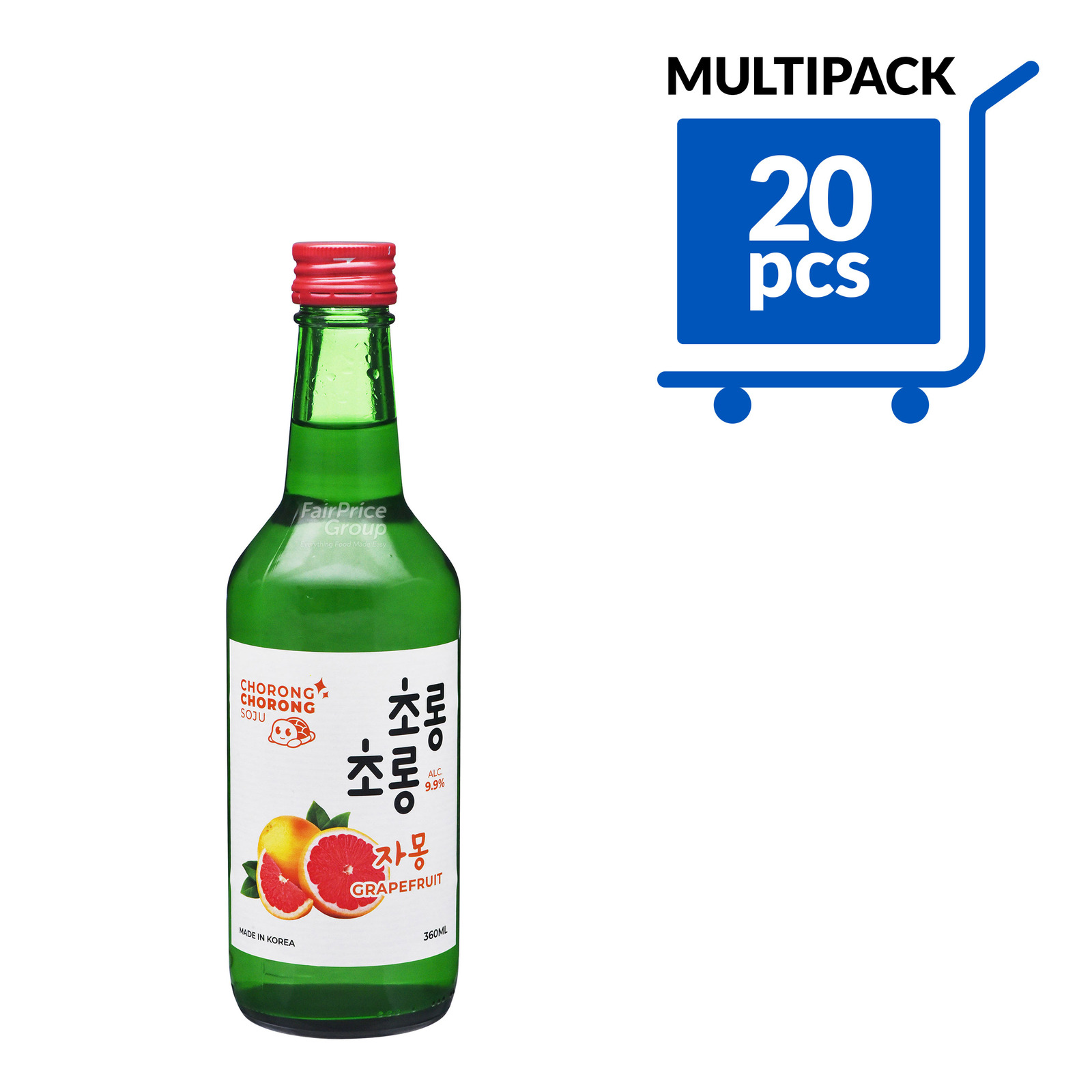 Chorong Soju Grapefruit NTUC FairPrice