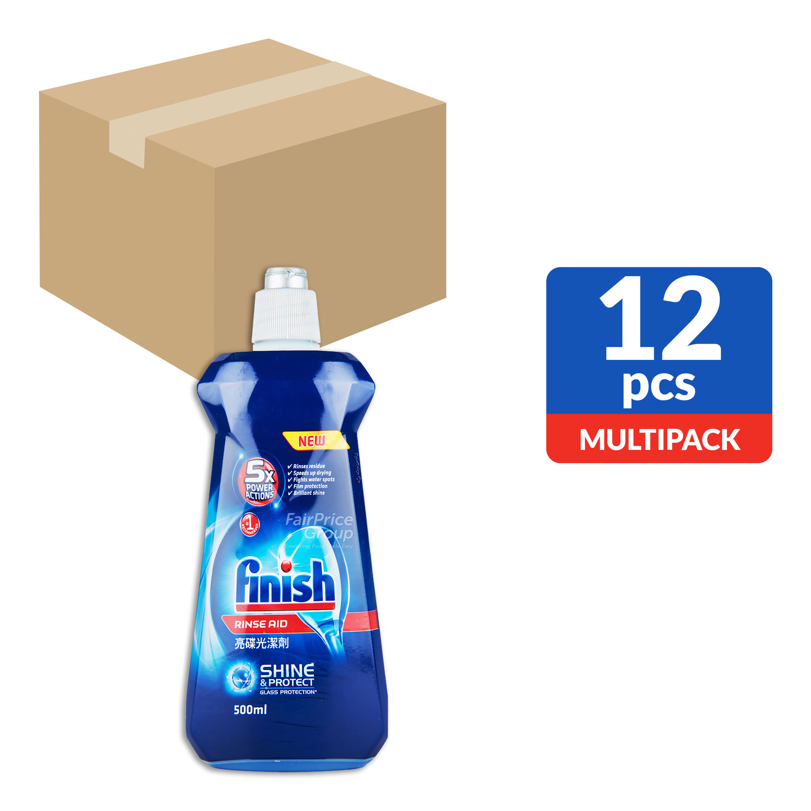 Finish Rinse Aid Dishwasher Shine and Protect NTUC FairPrice