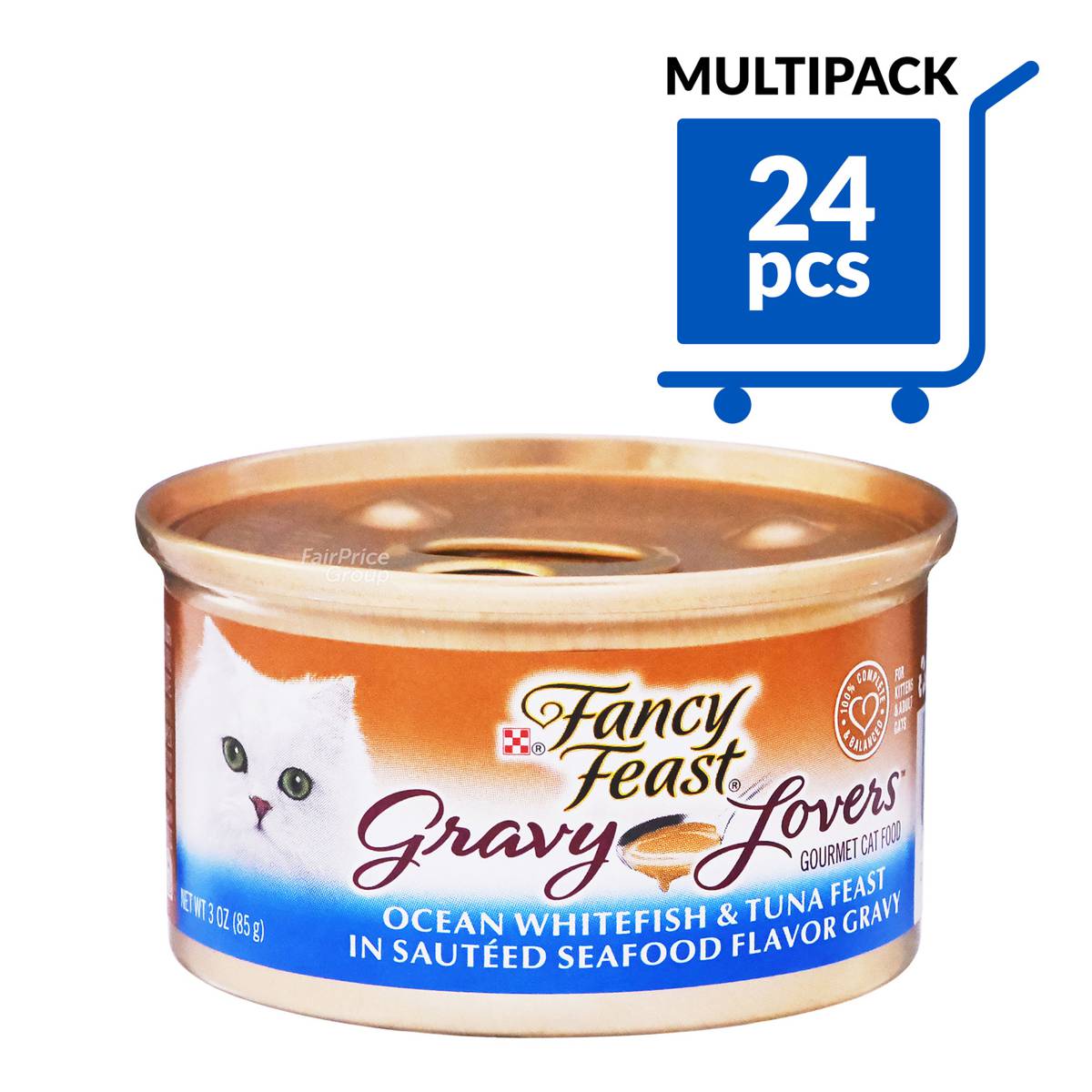 Fancy Feast Gravy Lovers Cat Food Ocean Whitefish & Tuna NTUC FairPrice